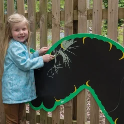 Giant Outdoor Chalkboard Caterpillar Outdoor Art|Outdoor Art