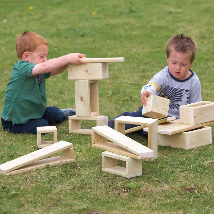 Clearance Giant Outdoor Wooden Hollow Building Blocks Role Play Furniture & Accessories|Animals