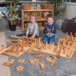 Sale Giant Wooden Stack & Build Construction Set Construction|Construction Sets