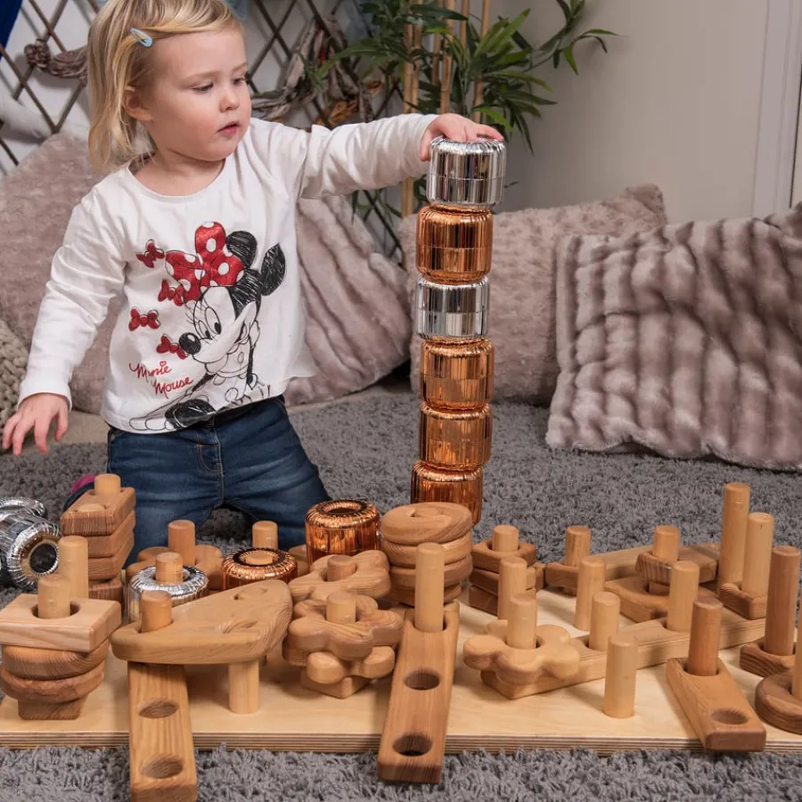 Sale Giant Wooden Stack & Build Construction Set Construction|Construction Sets