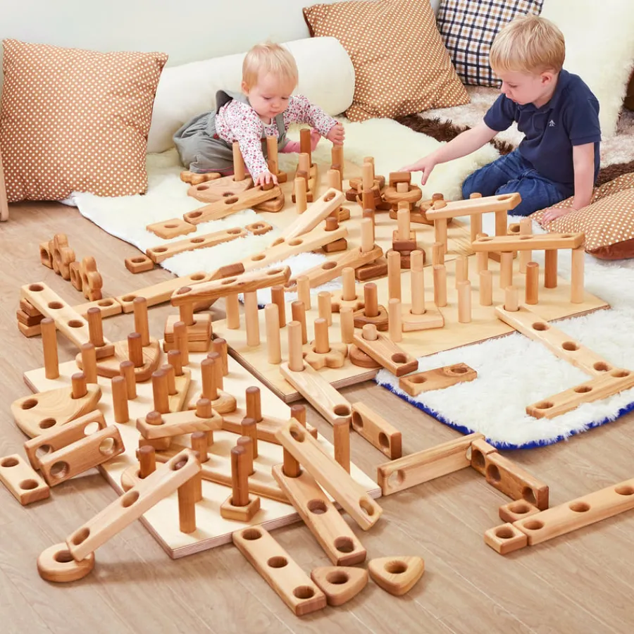 Sale Giant Wooden Stack & Build Construction Set Construction|Construction Sets