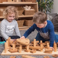 Online Giant Wooden Stack & Build Construction Blocks Construction|Construction Sets