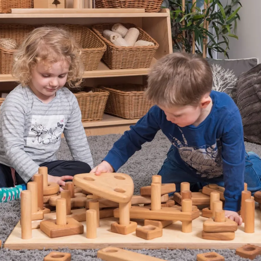 Online Giant Wooden Stack & Build Construction Blocks Construction|Construction Sets