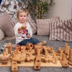 Online Giant Wooden Stack & Build Construction Blocks Construction|Construction Sets