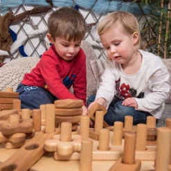 Online Giant Wooden Stack & Build Construction Blocks Construction|Construction Sets
