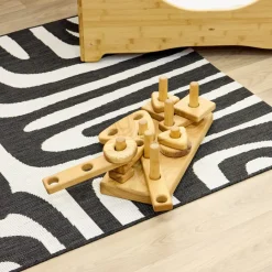 Sale Graphic Soft Furnishings Rectangular Rug Rugs & Mats|Shop The Full Range