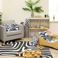 Sale Graphic Soft Furnishings Rectangular Rug Rugs & Mats|Shop The Full Range