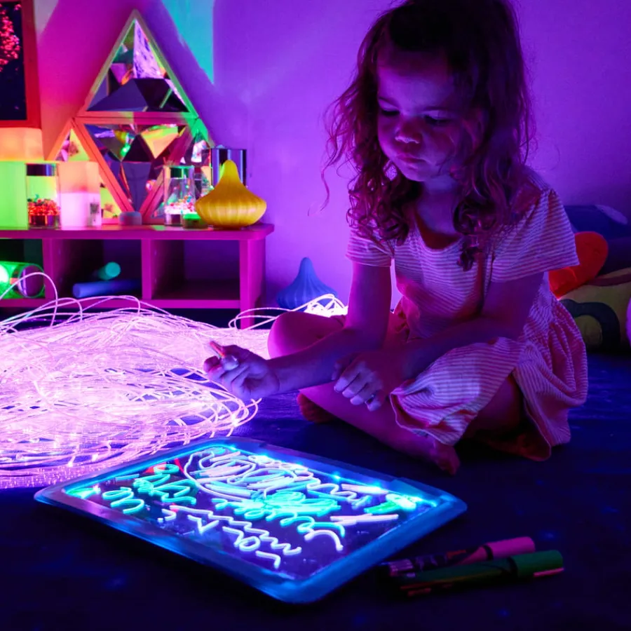 New Illuminated Mark Making Writing Boards 4pk Technology|Glow Resources