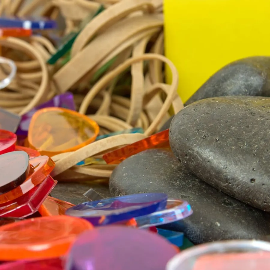 New Investigating Materials Activity Bag Textiles|Collage & Craft