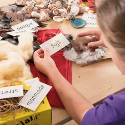 New Investigating Materials Activity Bag Textiles|Collage & Craft
