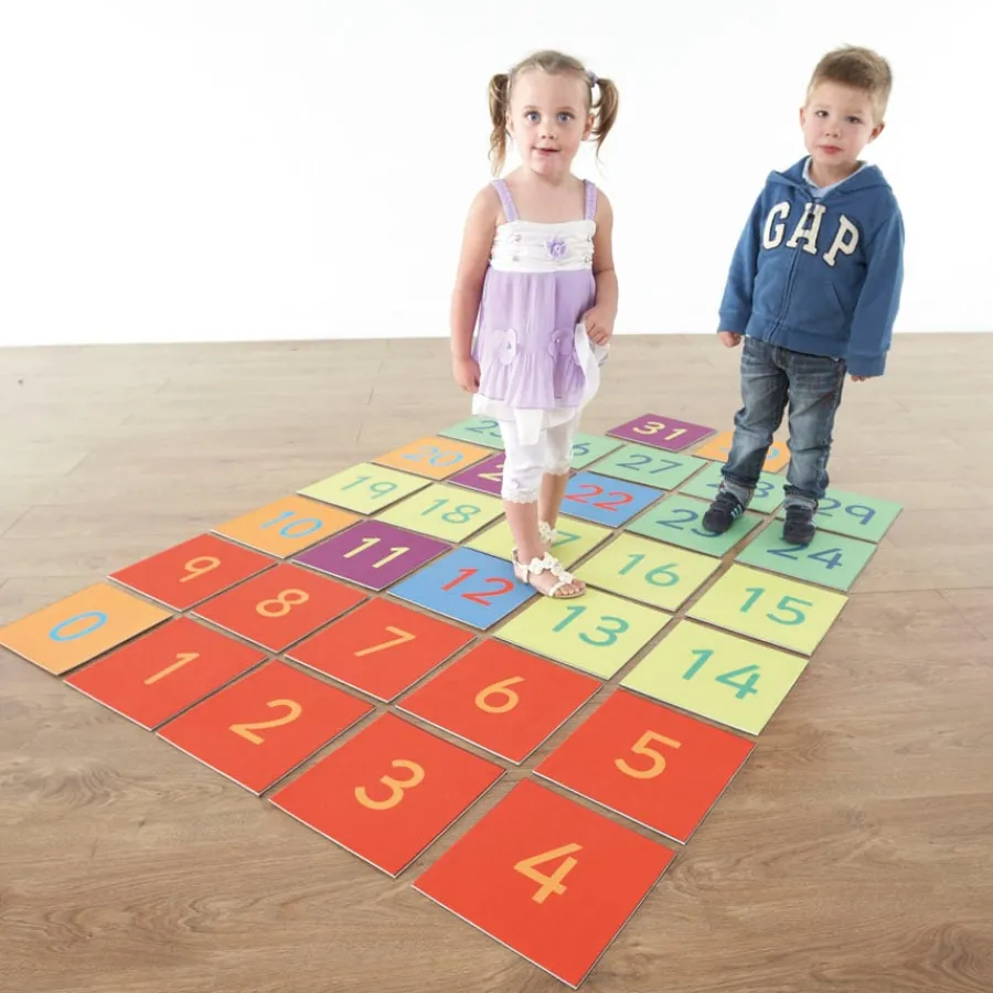 New Large Outdoor Number Tiles 0-31 Outdoor Maths|Maths