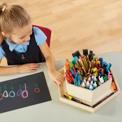 Sale Lazy Susan Wooden Classroom Tidy Desktop Storage|Office Storage