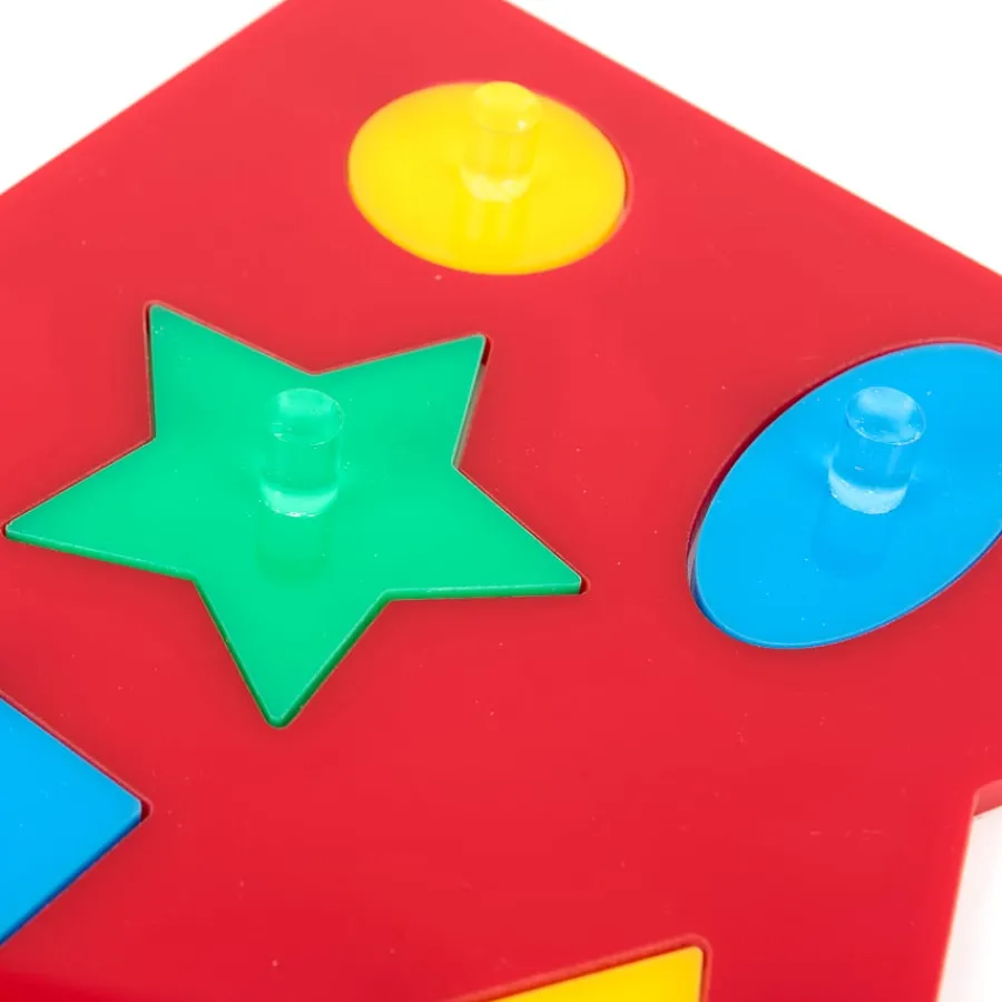 Best Lightbox Acrylic Shape Sorting Board Space, Shape & Measure|Glow Resources