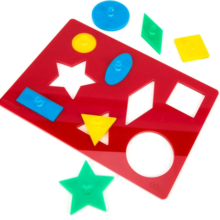 Best Lightbox Acrylic Shape Sorting Board Space, Shape & Measure|Glow Resources