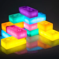 Sale Light Up Glow Construction Bricks 12pk Light Up Learning|Shop The Full Range