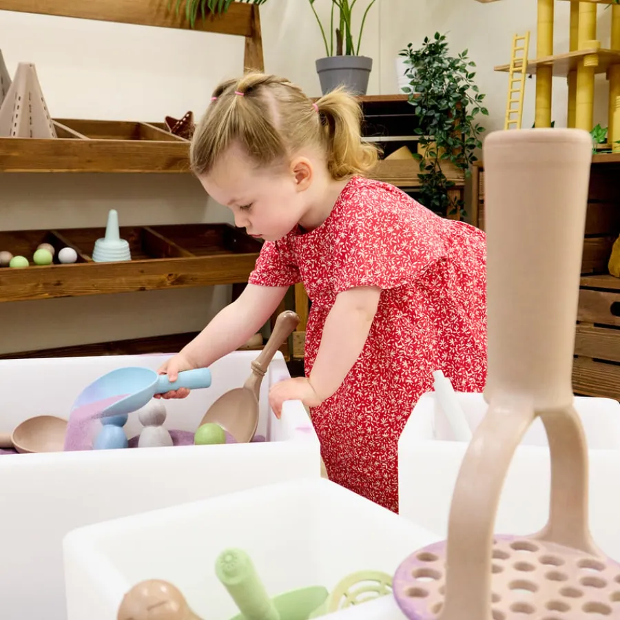 Outlet Light Up Messy Pit Collection & Glow Cubes Outdoor Sand & Water|Trays & Tables