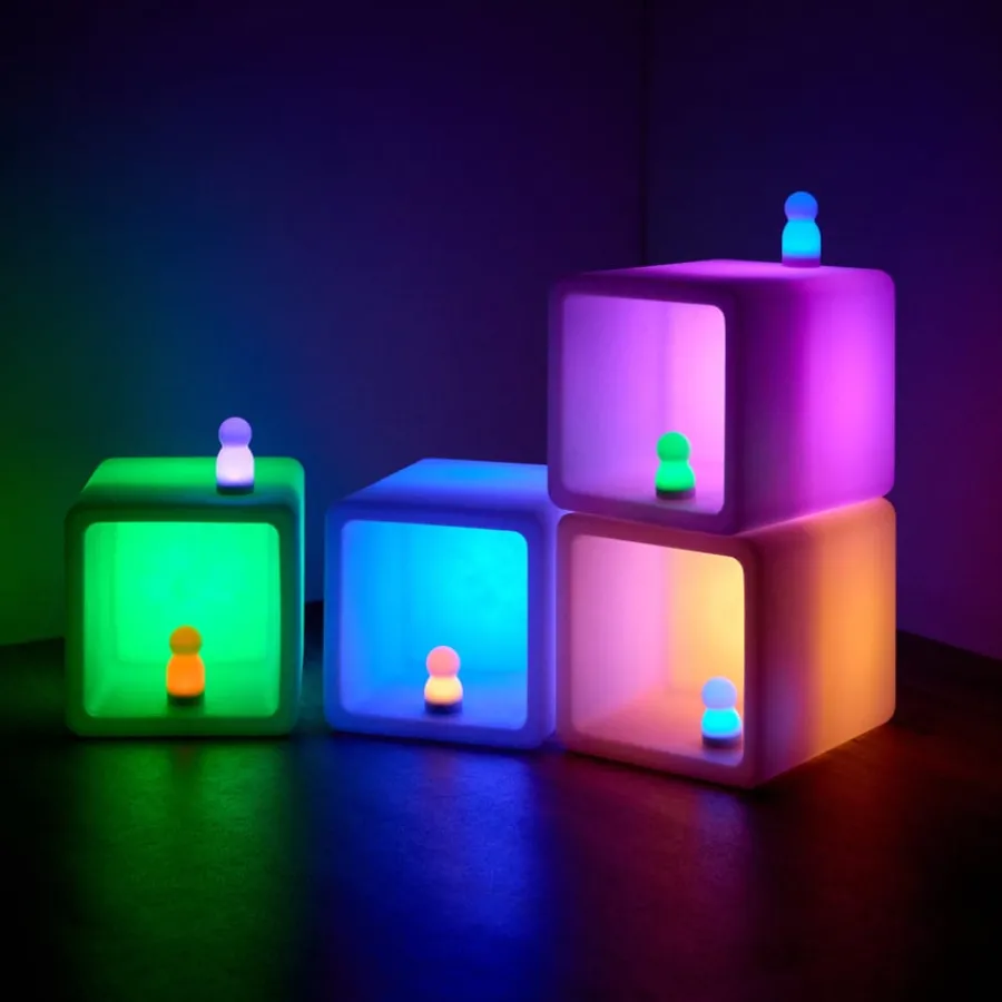 Outlet Light Up Messy Pit Collection & Glow Cubes Outdoor Sand & Water|Trays & Tables
