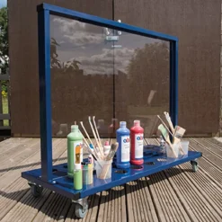 Manoeuvrable Clear Acrylic Painting Easel Dividers, Display & Easels|Chalkboards & Easels