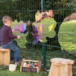 Clearance Mark Making Mirror Leaves 3pk Outdoor Art|Mark Making & Weaving