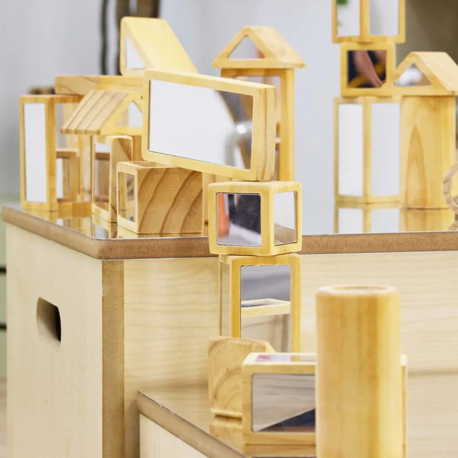 Clearance Marvellous Mirror Construction Blocks 25pk Early Years & Nursery|Furniture