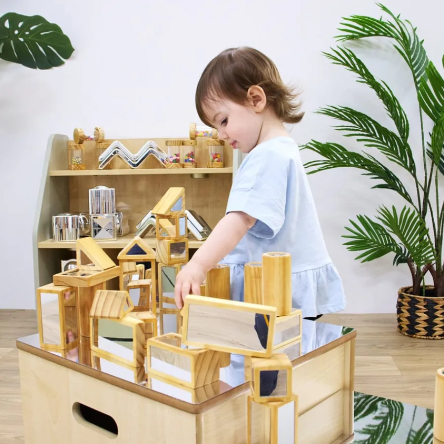 Clearance Marvellous Mirror Construction Blocks 25pk Early Years & Nursery|Furniture