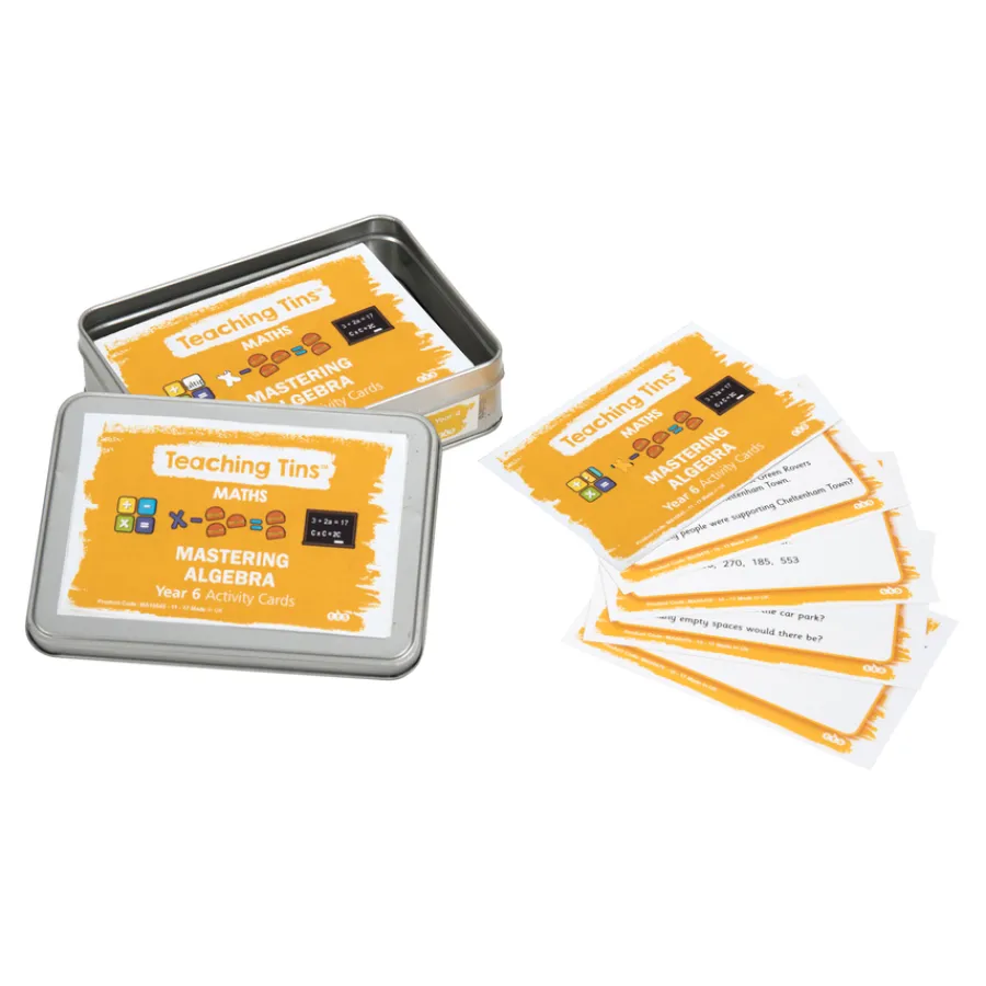 Sale Mastering Algebra in Year 6 Activity Cards 100pk Probability & Statistics|Algebra