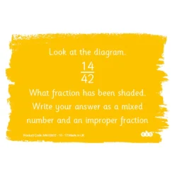 Hot Mastering Fractions Activity Cards Year 6 100pk Fractions, Decimals & Percentages|Fractions