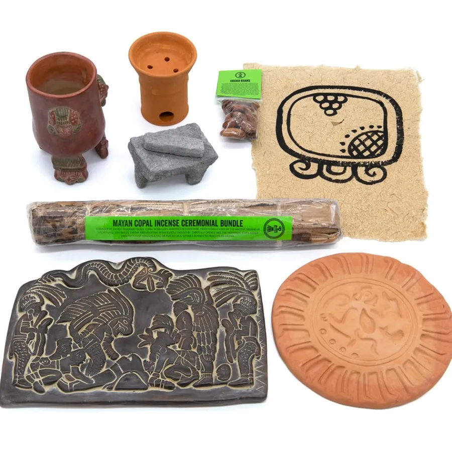 Online Maya Archaeo-Box Artefact Collection KS2 Mayans & Aztecs|Historical Artefacts
