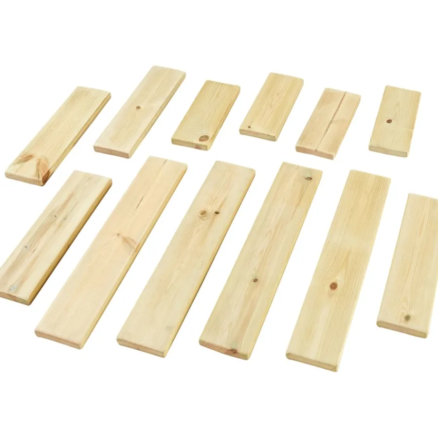 Online Mini Wooden Plank Collection 12pk Construction|Loose Parts
