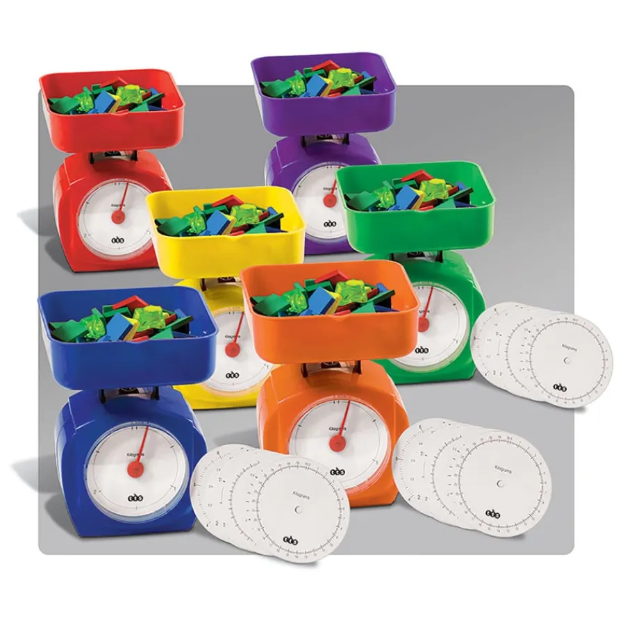 Clearance Multi Dial Plastic Measuring Scales 6pk Measure|Maths Essentials