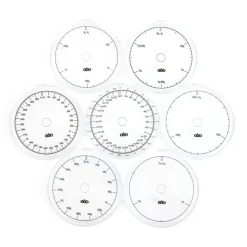Clearance Multi Dial Plastic Measuring Scales 6pk Measure|Maths Essentials