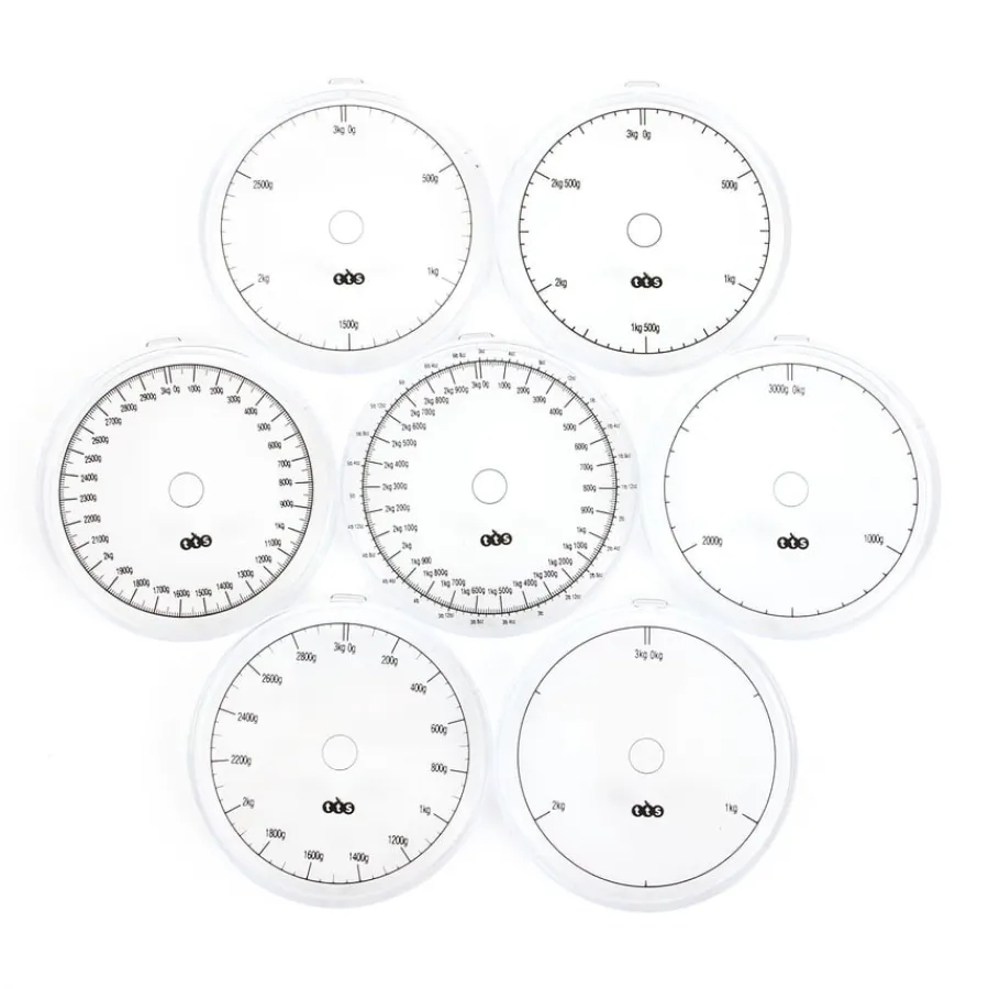 Clearance Multi Dial Plastic Measuring Scales 6pk Measure|Maths Essentials