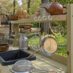 Outlet Outdoor Messy Play Wooden Mud Kitchen Outdoor Sand & Water|Mud Kitchens