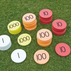 Best Outdoor Place Value Foam Counters 80pcs Maths Counters|Number & Place Value