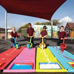 Best Outdoor Trundle Wheelie Painters 4pk Outdoor Art|Mark Making Tools