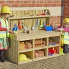 Outlet Outdoor Wooden Builder's Role Play Bench Builders Role Play|Loose Parts