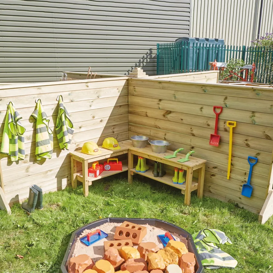 Hot Outdoor Wooden L Shaped Bench Benches & Picnic Benches|Outdoor Furniture