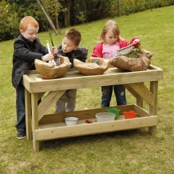 New Outdoor Wooden Tray Table Outdoor Sand & Water|Mud Kitchens
