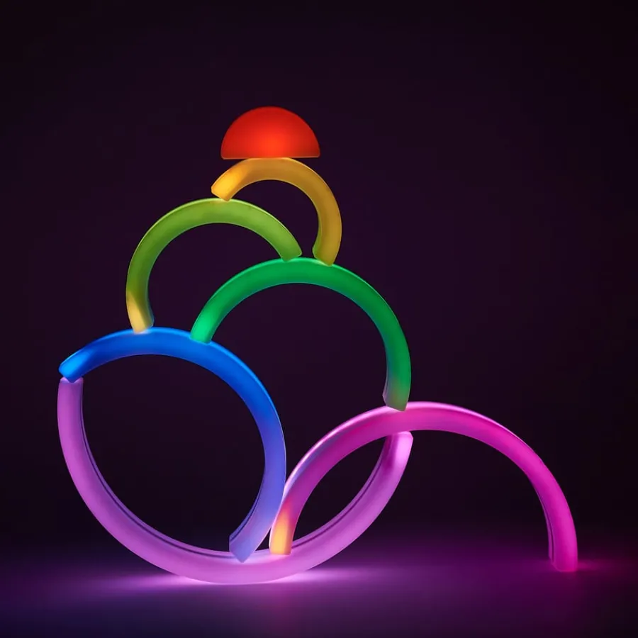 Online Rainbow Glow Arches 7pc Light Up Learning|Shop The Full Range