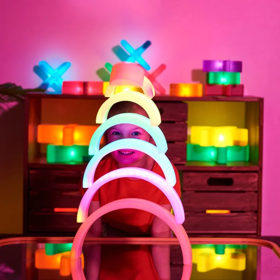 Online Rainbow Glow Arches 7pc Light Up Learning|Shop The Full Range