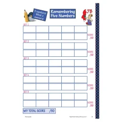 Online Rapid Recall Auditory Memory workbook Transition