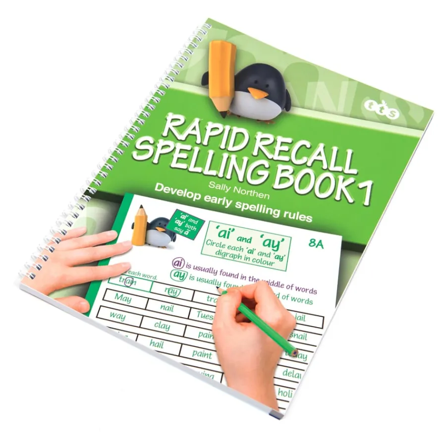 Online Rapid Recall Spelling Activity Book 1 Spelling, Punctuation & Grammar|Transition