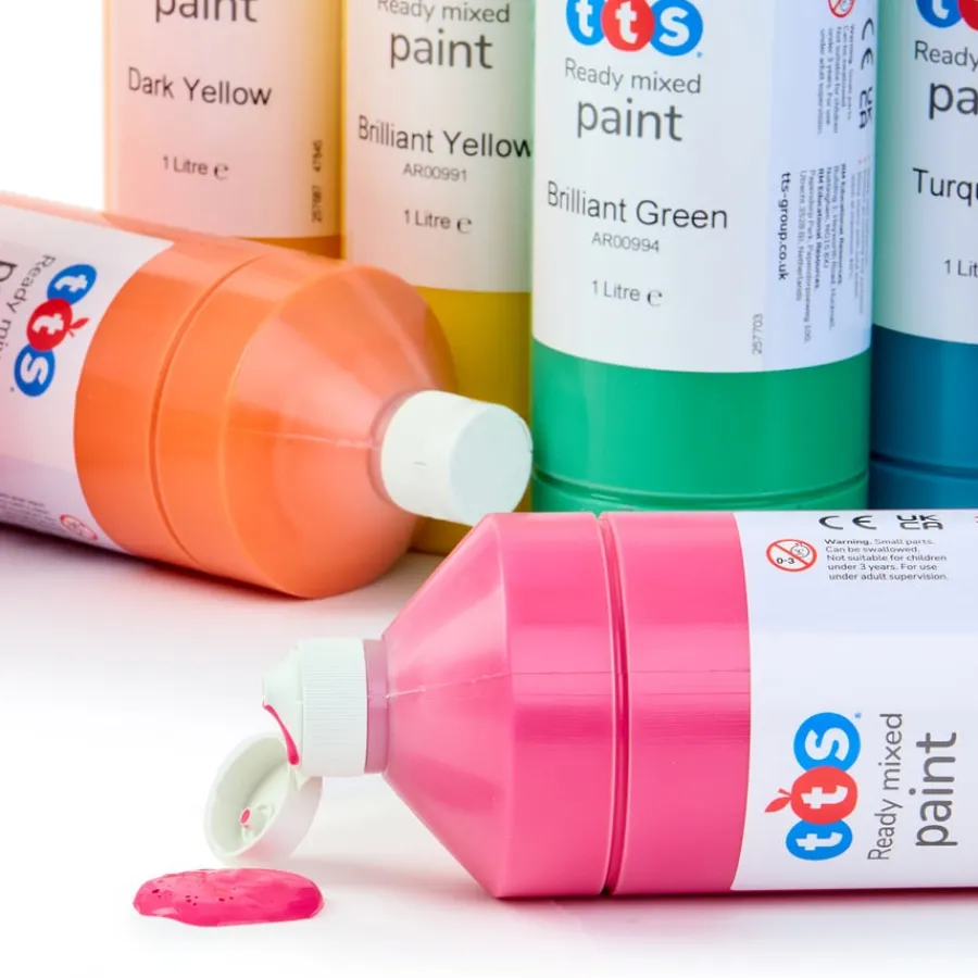 Online Ready Mixed Paint Assorted 16 x 1l Outdoor Art|Painting