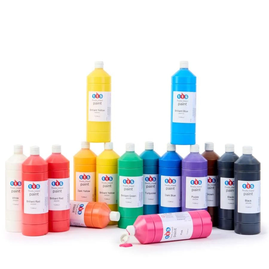 Online Ready Mixed Paint Assorted 16 x 1l Outdoor Art|Painting