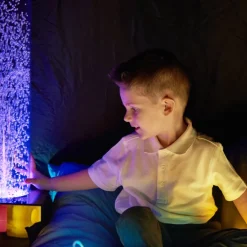 Rechargeable Sensory Hurricane Tube Light Up Learning|Touch, Sound & Aromas