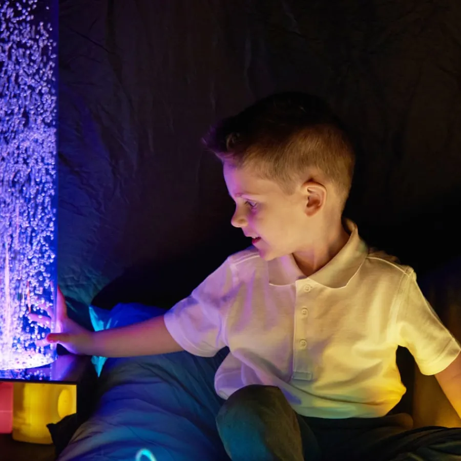 Rechargeable Sensory Hurricane Tube Light Up Learning|Touch, Sound & Aromas