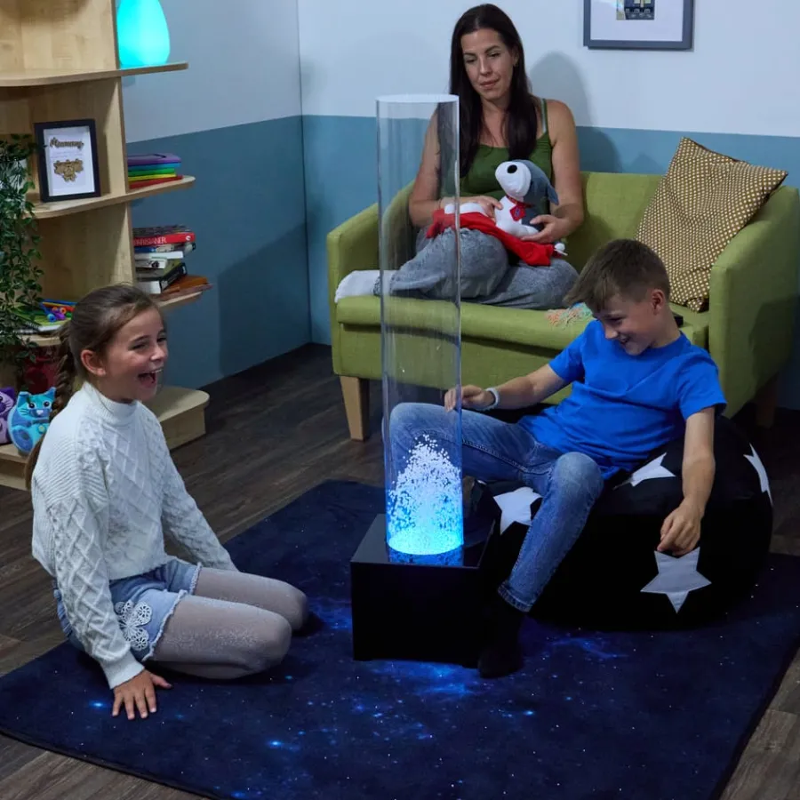 Rechargeable Sensory Hurricane Tube Light Up Learning|Touch, Sound & Aromas