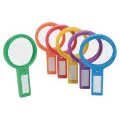 Online Recordable Plastic Magnifying Glasses 6pk Science|Habitats And Observation