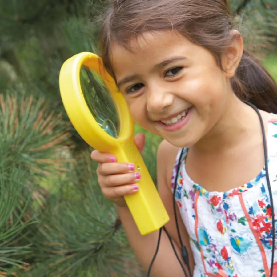 Online Recordable Plastic Magnifying Glasses 6pk Science|Habitats And Observation