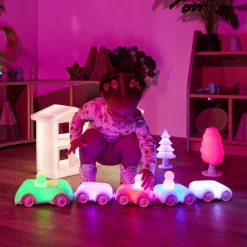 Clearance Remote Control Light Up Vehicle & Wagons Bundle Technology|Glow Resources